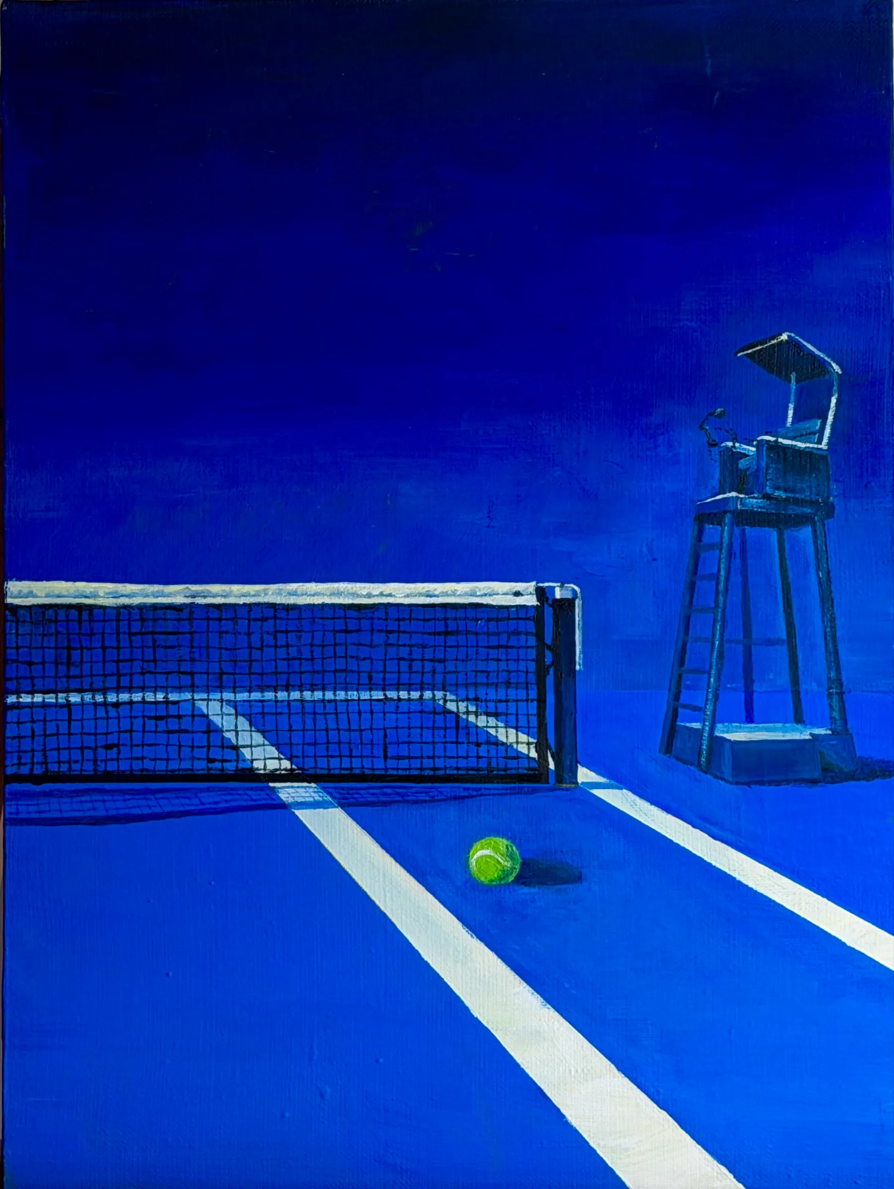 After Match — Acrylic on canvas by Katya Studenaya